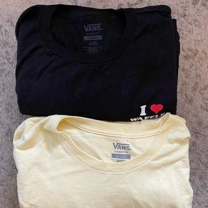 Two vans tshirts